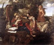 CAROSELLI, Angelo Rest on the Flight into Egypt dfg oil painting reproduction